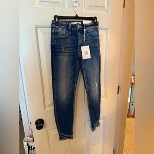 KanCan Dark Blue Ankle Jeans